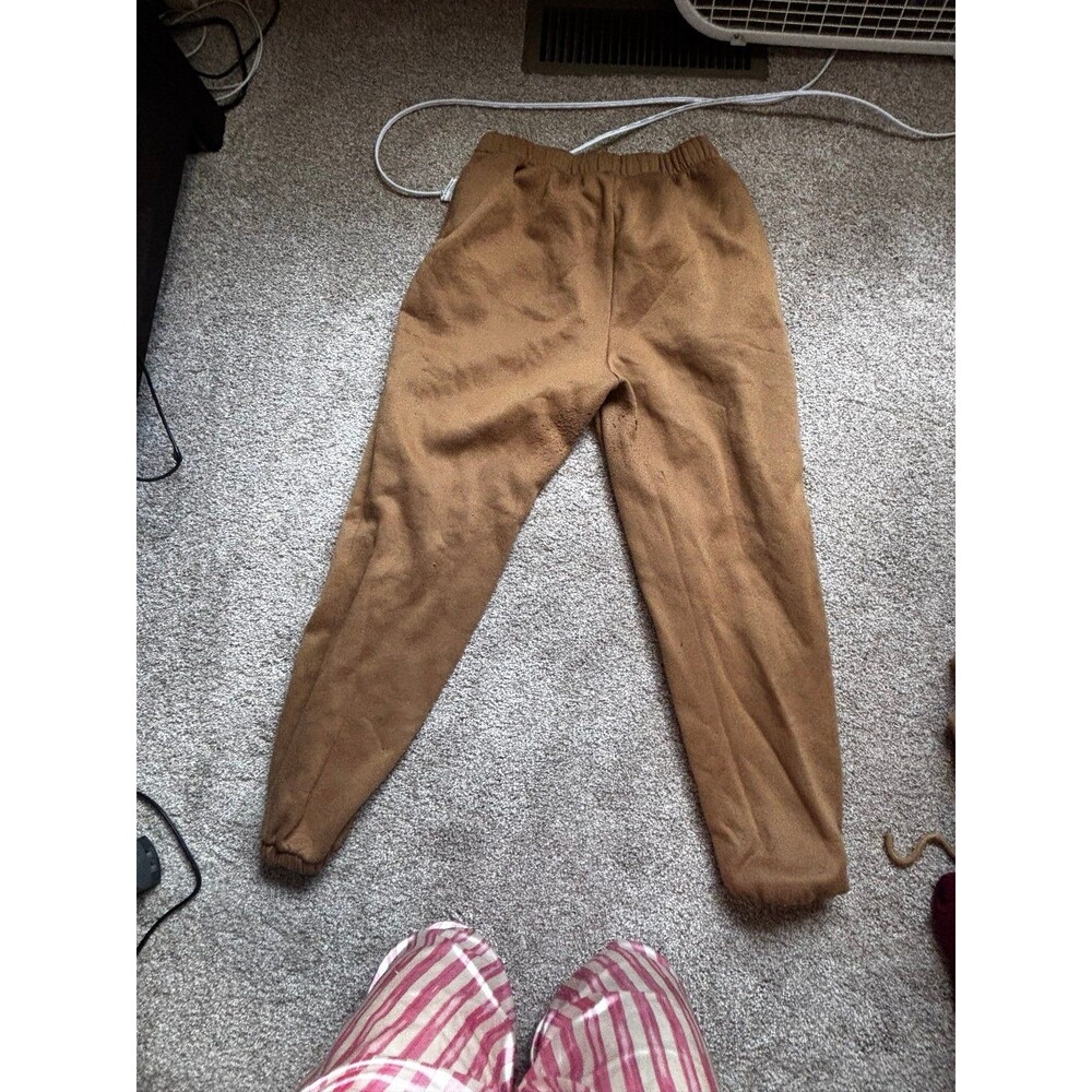 Khaki “Love Never Fails” Crop Hoodie and Sweatpants Set L - Picture 7 of 8